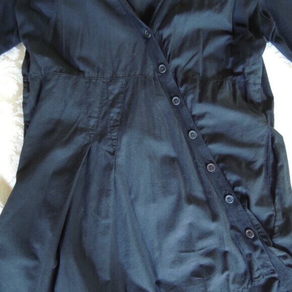 Prairie Underground Black Cloud Raven Hooded Dress Tunic L - Picture 6 of 12